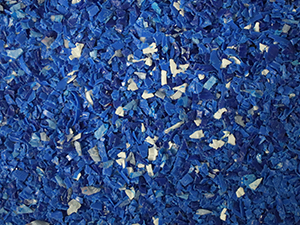 藍色塑料破碎料