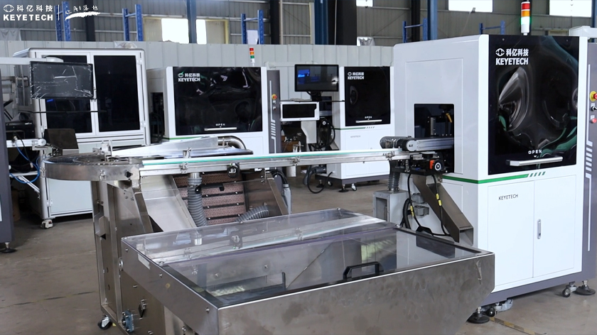 蓋子機檢測運行